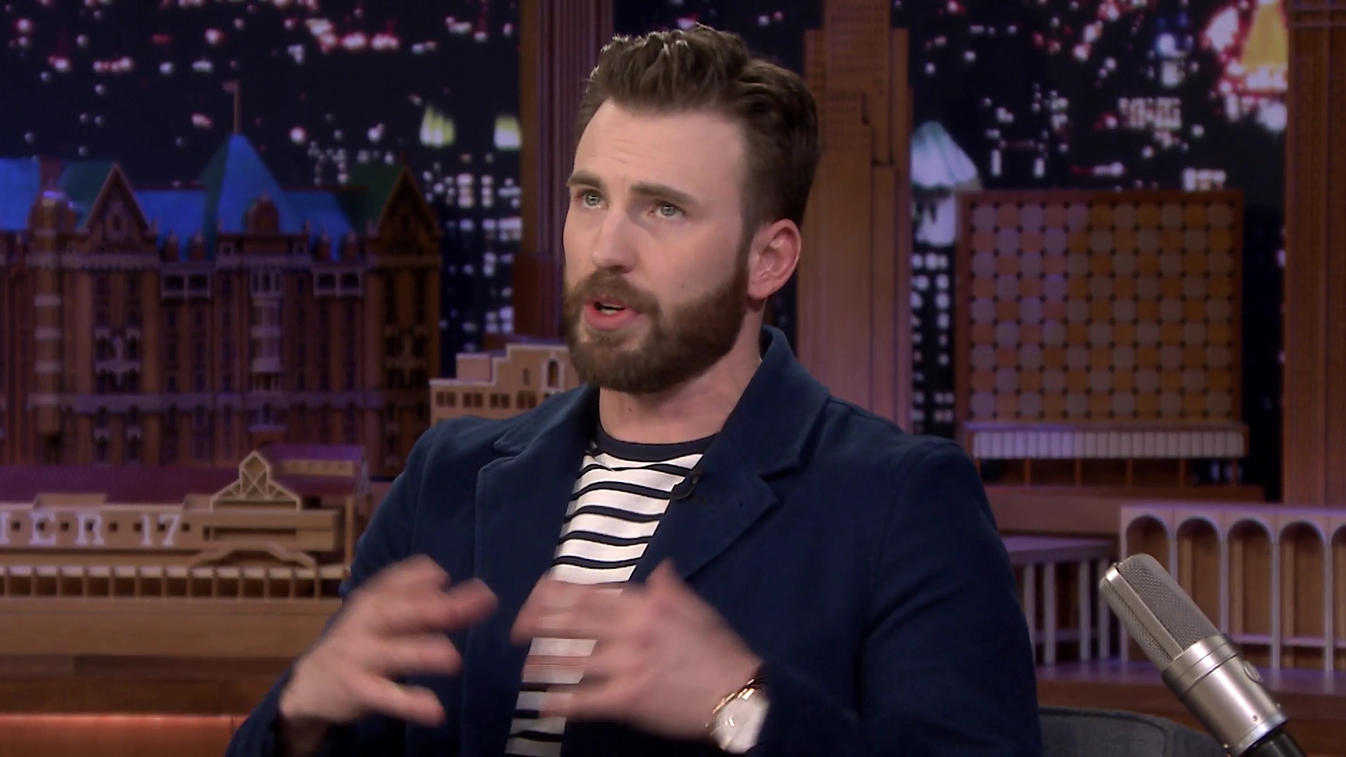 Chris Stops by ‘Late Night with Jimmy Fallon’