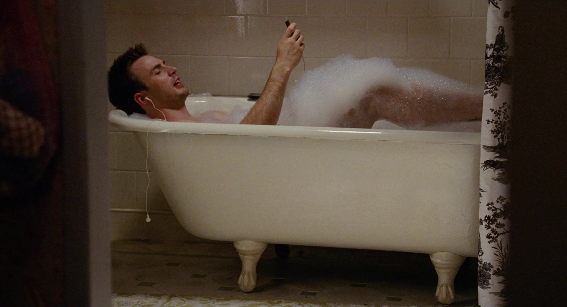 Chris evans in the bath